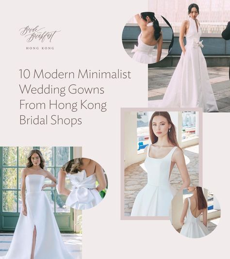 Looking for a dress that is simple, classy, and stylish all at once? A modern minimalist wedding gown might just be what you're looking for! 👀⁠ ⁠ Link in bio 🔗 to see more. Modern Minimalist Wedding Gown, Minimalist Wedding Gown, Bride And Breakfast, Modern Minimalist Wedding, Bridal Shop, Minimalist Wedding, A Dress, Wedding Gown, Modern Minimalist