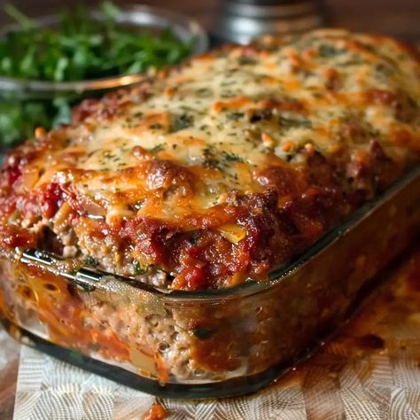 Parmesan Meatloaf Parmesan Meatloaf, Leftover Meatloaf, Basil Salt, Meatloaf Ingredients, Cheese Sauce For Pasta, Dried Basil, Best Meatloaf, Grandmas Recipes, Meatloaf Recipes