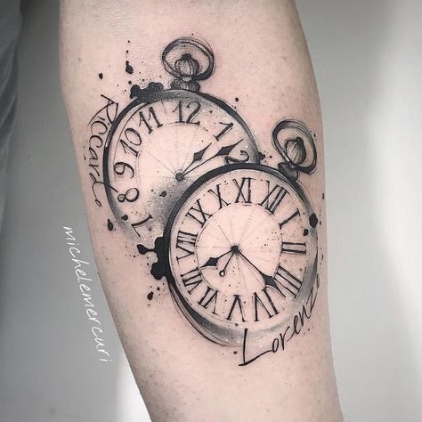 150+ Cool Father Son Tattoos Ideas (2019) Symbols, Quotes & Baby Designs for Dads | Tattoo Ideas 2020 - Part 3 Stop Watch Tattoo, Father Son Tattoos, Father Son Tattoo, Design Tatuaje, Son Tattoos, Name Tattoos For Moms, Baby Name Tattoos, Father Tattoos, Mom Tattoo Designs