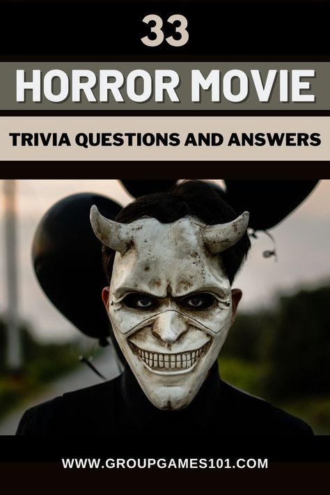 33 Horror Movie Trivia Questions and Answers Halloween Movie Trivia And Answers, Movie Trivia Questions And Answers, Horror Movie Trivia, Halloween Trivia Questions, Easter Trivia, Terrifying Horror Movies, Halloween Questions, Movie Trivia Games, Movie Trivia Questions