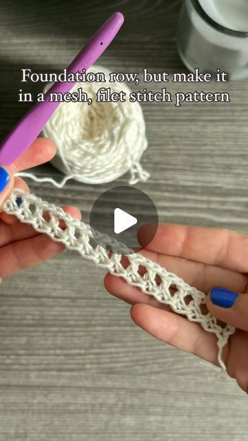 Catalina Ungureanu on Instagram: "For all foundation rows lovers and not only…. 🤗💕  #crochetlove #crochettutorial" Stitch Videos, Crochet Bracelet Tutorial, Crochet Stitches For Blankets, Crochet Stitches Free, Crochet Stitches Video, Crochet Goodies, Crochet Lessons, Crochet Patterns Free Blanket, Crochet Videos Tutorials