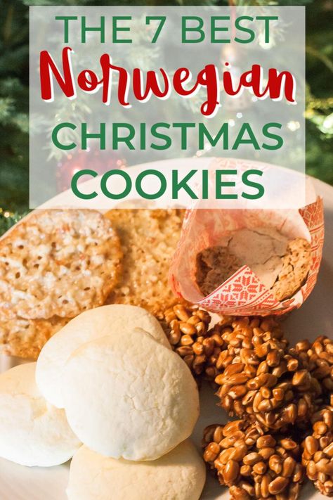 Norwegian Christmas Baking, Scandinavian Christmas Cookies Recipes, Nordic Christmas Baking, Scandinavian Cookies Christmas, Glogg Recipe Norwegian, Swedish Christmas Treats, Krumkake Recipe Norwegian Christmas, Norwegian Baking Recipes, Scandinavian Baking Recipes