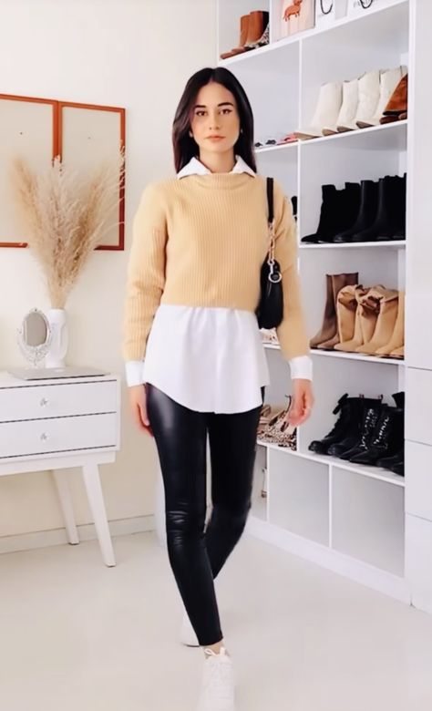 Look Legging, Elegante Casual, Stil Inspiration, Stylish Work Outfits, Ținută Casual, Causual Outfits, Elegantes Outfit, Casual Work Outfits, Work Outfits Women