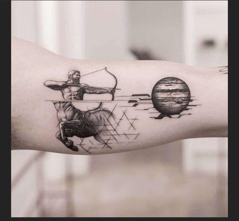 Archer Tattoo, Sagittarius Tattoo Designs, Arm Tattoos For Men, Tatuagem Masculina Pequena, Unique Small Tattoo, Sagittarius Tattoo, Tattoo Design Tattoo, Best Tattoos For Women, Парные Тату