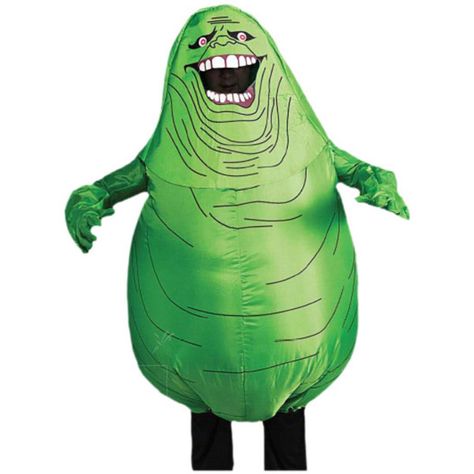 Ghostbusters Adult Inflatable Slimer Costume Slimer Costume, Slimer Ghostbusters, Ghostbusters Costume, Green Costumes, Ghostbusters Movie, Inflatable Costumes, Ghost Busters, Halloween Fancy Dress, Saint Patrick's Day