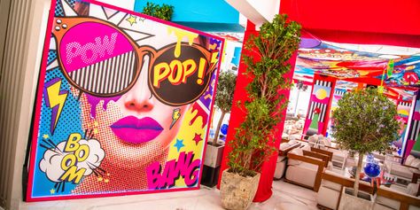 Pop Art Theme Decor, Pop Art Haldi Decor, Pop Art Mehendi Decor, Pop Art Event Decor, Pop Art Wedding Decor, Pop Art Installation, Pop Art Party Decoration, Carnival Wedding Theme, Hotel Penthouse