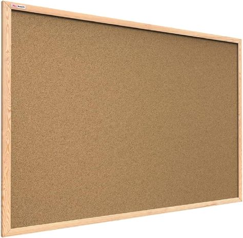 ALLboards Cork Board with Wooden Frame 150x100cm(1500x1000mm), Corkboard Bulletin Board Notice Board : Amazon.co.uk: Stationery & Office Supplies Cork Board Wall, Office Memo, Framed Cork Board, Cork Board, Natural Frame, Bulletin Boards, Cork, Wooden Frames, Pine Wood