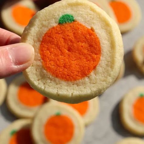 Squeaky Mixer, Pillsbury Halloween Cookies, Pillsbury Cookies, Pillsbury Sugar Cookies, Biscuits Halloween, Pumpkin Sugar Cookies, Halloween Sugar Cookies, Fun Baking, Orange Recipes