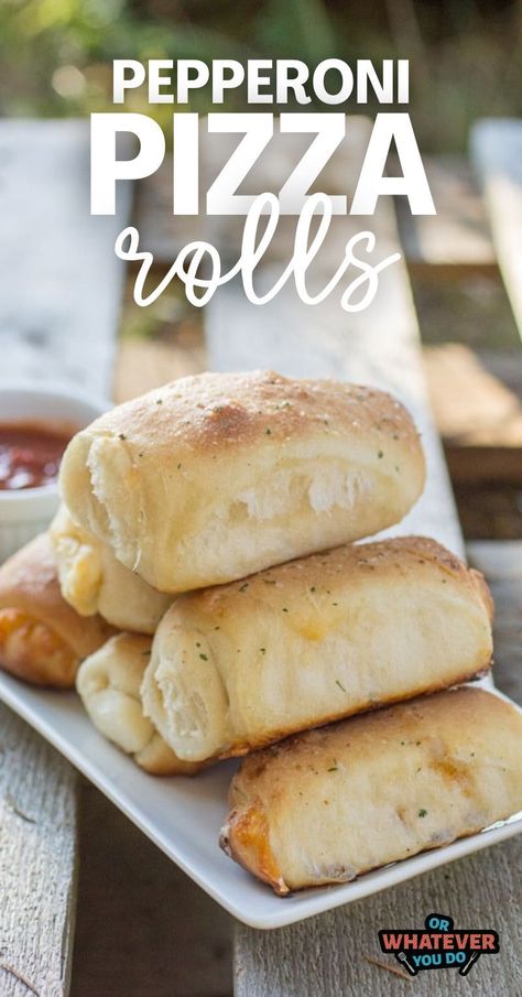 Pepperoni Pizza Rolls Pizza Rollups, Easy Pepperoni Rolls, Homemade Pepperoni Rolls, Pepperoni Rolls Recipe, Pepperoni Roll, Roll Dough Recipe, Pepperoni Pizza Rolls, Pepperoni Bread, Pepperoni Rolls