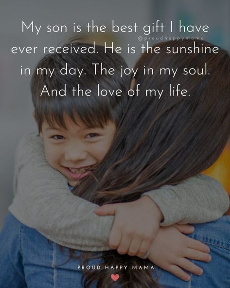 Looking for the best son quotes to let your son know just how loved he is? Then find the perfect words with these I love my son quotes! Here you’ll find the best quote about a son, son sayings, I love you son quotes, about my son quotes, quotes to my son, quotes about loving a son, quotes about sons love, son love quotes, to my son quotes, proud of son quotes, and more to share with your son. Happy Birthday Son From Mom I Love You, Best Son Quotes, I Love My Son Quotes, Baby Momma Quotes, My Boys Quotes, Son Sayings, Mothers Love For Her Son, My Son Quotes, Son Love Quotes