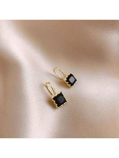 Y2k Jewelry, Korean Jewelry, Unusual Earrings, Alloy Earrings, Heart Drop Earrings, Crystal Stud Earrings, Square Earrings, Classic Jewelry, Crystal Drop Earrings