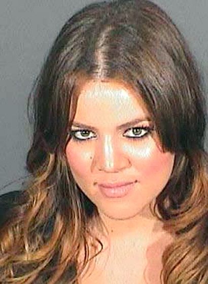 Celebrity Mugshots, Mug Shot, Khloe Kardashian, Mug, Wall, Hair