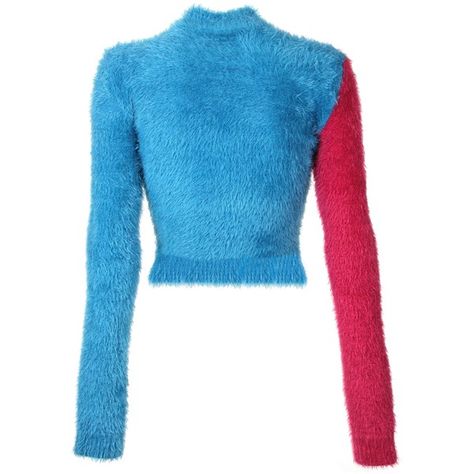 Versus Versace Teddy Yarn Crop Top ($690) ❤ liked on Polyvore featuring tops, crop top, blue crop top, cut-out crop tops, blue top and turquoise top Luxury Blue Chic Crop Top, Blue Cropped Winter Sweater, Blue Y2k Crop Top, Sky Blue Crop Top, Luxury Fitted Blue Crop Top, Gala Outfit, Versus Versace, Outfit Png, Blue Crop Tops