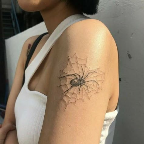 Web Tattoo, Spider Tattoo, Makijaż Smokey Eye, Dainty Tattoos, Subtle Tattoos, Dream Tattoos, Dope Tattoos, Simplistic Tattoos, Skin Art