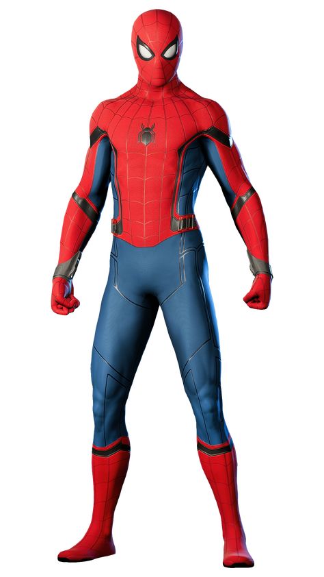 The Stark Suit, also known as the Upgraded Classic Suit, is a suit players can unlock at level 9 in Marvel's Spider-Man and level 35 in Marvel's Spider-Man 2. In Marvel's Spider-Man, it costs 1 Base Token, 3 Crime Tokens and 1 Research Token, and comes with the Spider-Bro suit power. In the sequel, due to being a movie suit, it does not posses any suit styles. The Stark Suit bears a strong resemblance to the Classic Suit, with the red and blue color scheme. The suit also includes some black ... Overwatch Genji, Suit Styles, Spiderman Suits, Spiderman Drawing, Spiderman Costume, Spiderman Cosplay, Black Highlights, Man Games, Tom Holland Spiderman