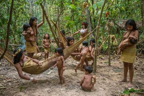 Protected forests in Brazil and Peru hold some of the world’s last remote indigenous groups, increasingly threatened by resource-hungry outsiders. Rainforest Tribes, Brazil People, Tribes Of The World, Amazon Tribe, Jungle Life, Amazon Jungle, Greyhounds Racing, Butterfly Species, History Magazine