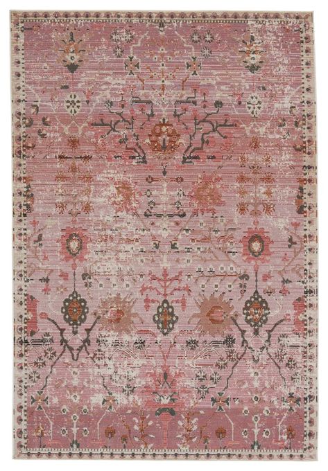 Camptown Floral Pink Indoor / Outdoor Area Rug Turkish Textiles, Eclectic Area Rug, Jaipur Living, Rug Direct, Pink Area Rug, Ivory Rug, Indoor Outdoor Area Rugs, Hand Tufted Rugs, Floral Rug