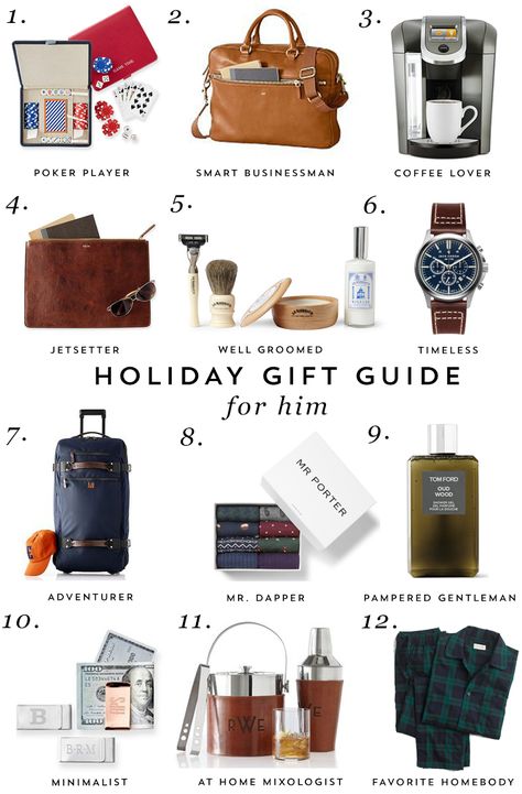 Holiday Gift Guide: For Him - HOUSE of HARPER HOUSE of HARPER - Every kind of gift you'll need for the man in your life! #giftguide #mensgifts #christmas #holiday Christmas Gift For Your Boyfriend, Gift Guide For Men, Best Boyfriend Gifts, Creative Gifts For Boyfriend, Gift Guide For Him, The Hardest Part, Christmas Gifts For Boyfriend, Cadeau Couple, Year Anniversary Gifts