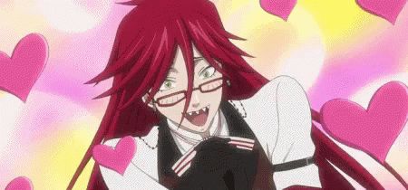 Grell Sutcliff Black GIF - GrellSutcliff Black Butler - Discover & Share GIFs Grell Sutcliff Gif, Nightcore Songs, Ciel And Alois, Blue Exorcist Mephisto, Grell Sutcliff, Anime Kingdom, Black Butler Characters, Black Butler 3, Black Butler Kuroshitsuji