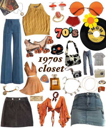 70s Outfits Party 1970s Vintage Fashion, 70s Aesthetic Accessories, 1970s Outfits Ideas 70s Fashion, 70s Aesthetic Clothing, 60s 70s Fashion Women, 1970 Outfits 70s Fashion, 70s Theme Outfit Black Women, 1970’s Outfits, 70 Fashion Women Style