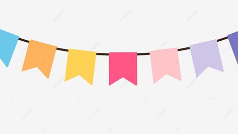 Birthday Banner Png, Bunting Clipart, Baby Birthday Invitation Card, Moana Themed Party, Poster Decoration, Baby Birthday Invitations, Birthday Flags, Happy Birthday Bunting, Party Png