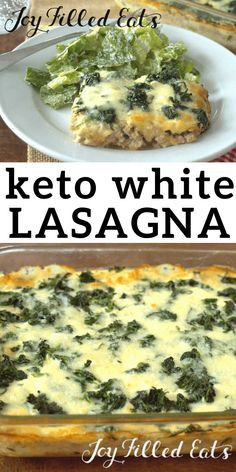 White lasagna Keto White Lasagna, Keto Ricotta Recipes Dinner, Keto Recipes With Ricotta, Keto Italian, White Lasagna, Ricotta Cheese Recipes, Lazy Lasagna, Keto Lasagna, Keto Casserole