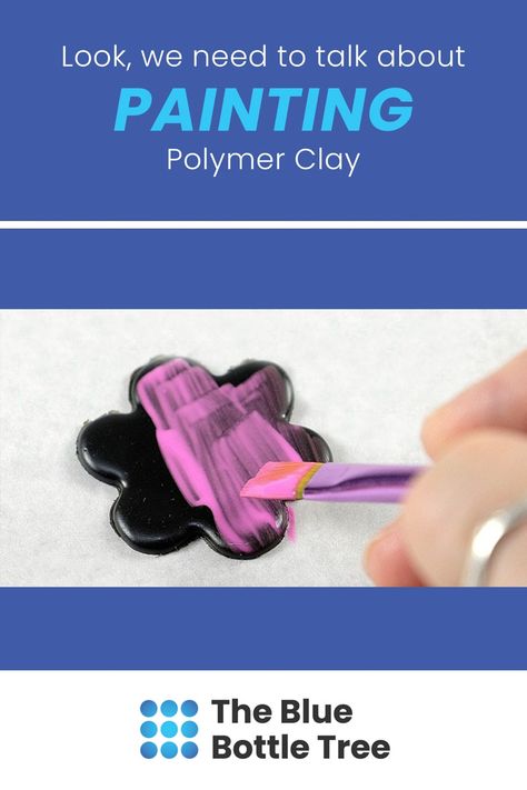 Can You Paint Polymer Clay, Make Polymer Clay Beads, Polymer Clay Artists, Painting On Polymer Clay Earrings, How To Color Polymer Clay, How To Paint Polymer Clay Earrings, How To Make Polymer Clay Canes, Polymer Clay Painting Techniques, Painting With Polymer Clay