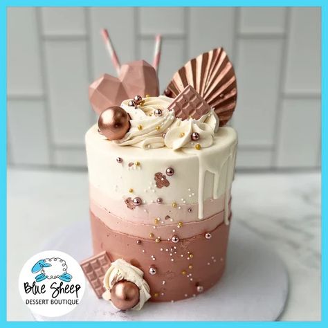 Search: 37 results found for "rose gold" – Page 2 – Blue Sheep Bake Shop Rose Gold Cake Birthday, Cake Bakery Shop, Cakes Ice Cream, Rose Gold Cake, Ice Cream Cupcakes, Sweet Magic, Cream Cupcakes, Specialty Cake, Birthday Cakes For Women