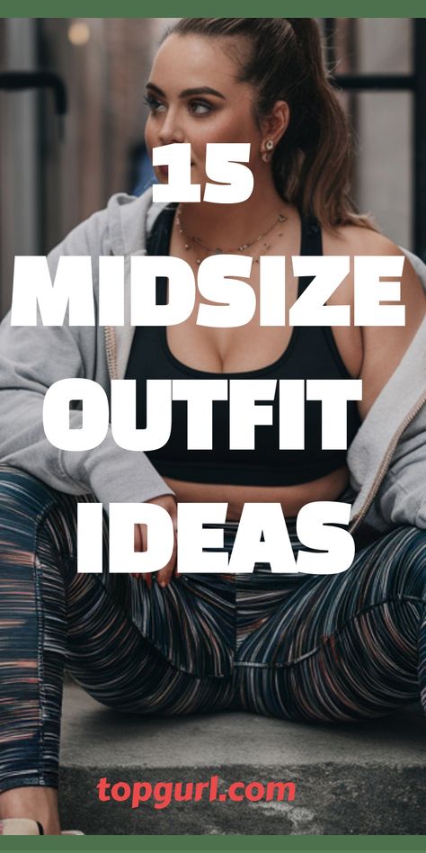 15 Midsize Outfit Ideas Midsize Fashion Inspo Outfits, Midsize Workout Outfit, Midsize Athleisure Outfits, Petite Midsize Fashion, Midsize Casual Outfit, Midsize Outfits Casual, Look Midsize, Midsize Outfit Ideas, Outfit Inspo Midsize