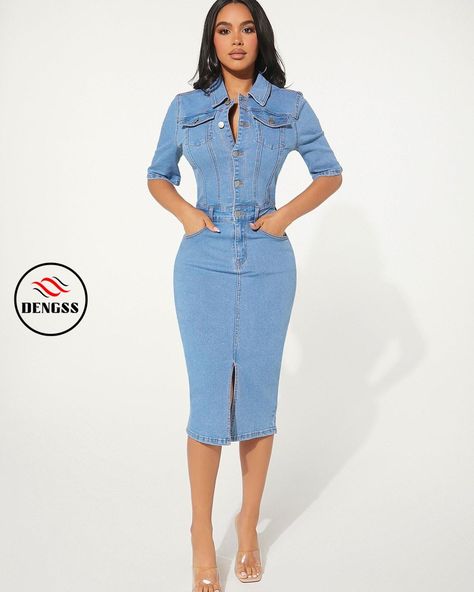 https://dengss.clothing/dengss-flap-pocket-split-hem-denim-dress/?feed_id=2290097&_unique_id=663a5d30d9df4&utm_source=Instagram&utm_medium=28dengss&utm_campaign=FS%20Posteronline%20clothing#DENGSS #fashion #style #love #instagood #like #beautiful #follow #clothing #model #beauty #happy #cute #shoes #shop #DENGSSFASHION #DENGSSSHOES #DENGSSKIDS High Stretch Slim Fit No 70% Cotton, 28% Polyester, 2% Elastane Bodycon in cm :SizeAUBust Cuff Hip Size Length Shoulder Sleeve Length Waist Size ... Denim Dresses Online, Dapper Suits, Split Hem Dress, Womens Denim Dress, Women Overcoat, Denim Skirt Women, Dresses Xxl, Womens Cocktail Dresses, Denim Shorts Women