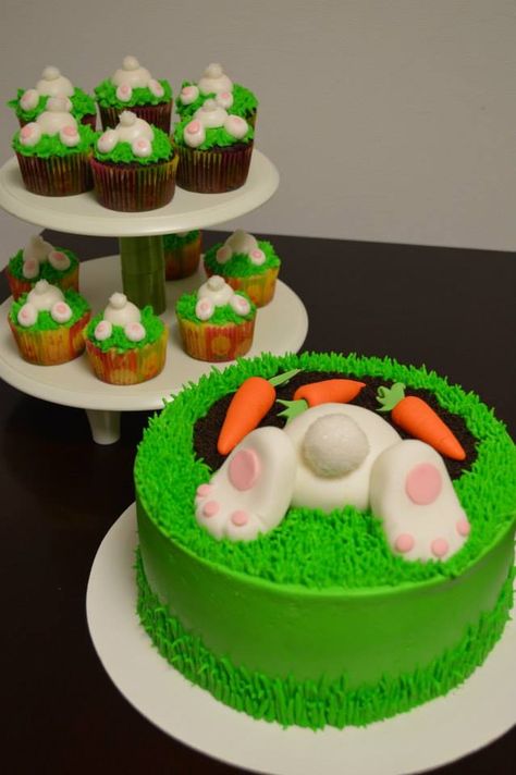 Cute Easter Cakes Simple, Easter Buttercream Cake, Easter Egg Cake Decorating Ideas, Cute Easter Cakes, Spring Theme Cake, Easter Cakes Ideas, Easter Cake Pop, Easter Lunch Ideas, Easy Easter Cupcakes