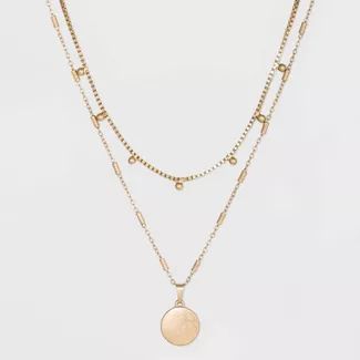 Shop Target for Necklaces & Pendants you will love at great low prices. Free shipping on orders of $35+ or same-day pick-up in store. Initial Tag Necklace, Necklace Outfit, Acrylic Necklaces, Layer Necklace, Gold Necklace Layered, Faux Pearl Necklace, Gold Tone Necklace, Universal Thread, Elegant Jewelry