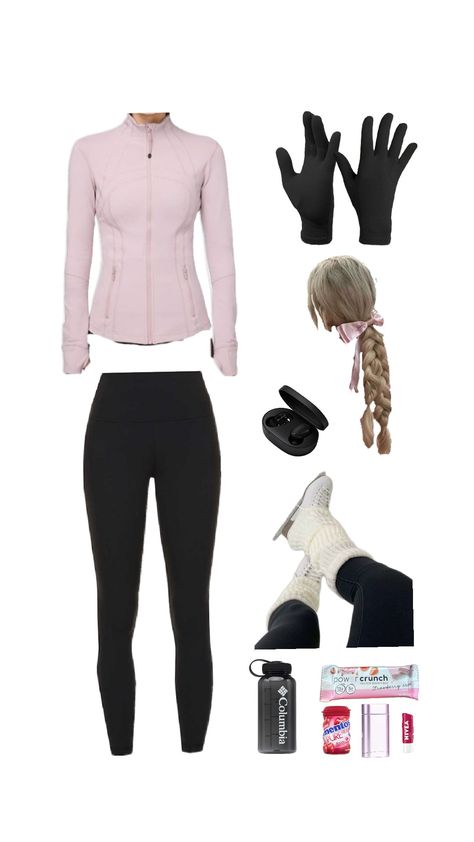 figure skating fit!⛸️🎀 Figure Skating Outfits Practice Style, Figure Skating Fits, Figure Skating Essentials, Figure Skating Aesthetic Outfit, Ice Skating Practice Outfit, Skating Rink Outfit, Figure Skater Outfit, Ice Skating Aesthetic Outfit, Ice Skating Outfit Aesthetic