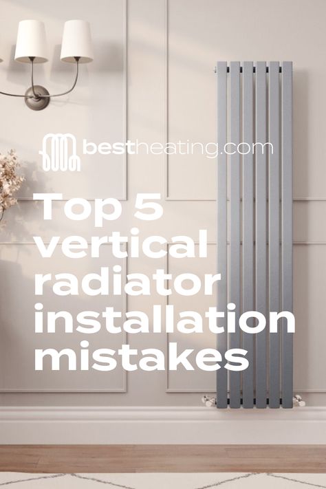 Installing vertical radiators incorrectly can lead to reduced efficiency, improper function and in some cases poses a safety hazard. Our recent study of 2,000 UK tradespeople also revealed one in three homeowners admitted to failing to install their new radiator properly, causing further damage to their walls!

With this in mind, we wanted to help you avoid these issues by bringing your attention to the top 5 vertical radiator installation mistakes. Radiator Ideas, Vertical Radiator, Toggle Bolts, Plasterboard Wall, Vertical Radiators, Solid Brick, Cosy Spaces, Column Radiators, Designer Radiator