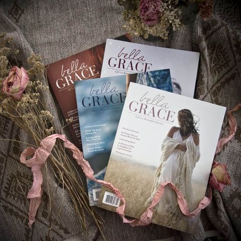 Bella Grace Magazine, Magazine Inspiration, Bella Bella, Website Logo, Women Magazines, Living Magazine, Mindful Living, Put Together, Love Book