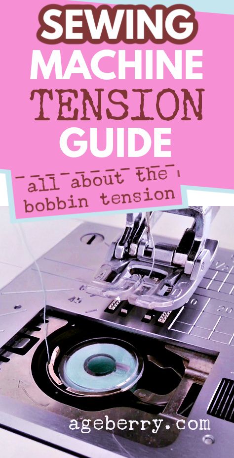 This is a sewing machine tension guide on adjusting bobbin tension Learning Sewing, Modern Sewing Machines, Sewing Machine Tension, Sewing Machine Repair, Sewing Machine Needle, Sewing Machine Basics, Sewing Machine Projects, Sewing Machine Feet, Knitting Tips