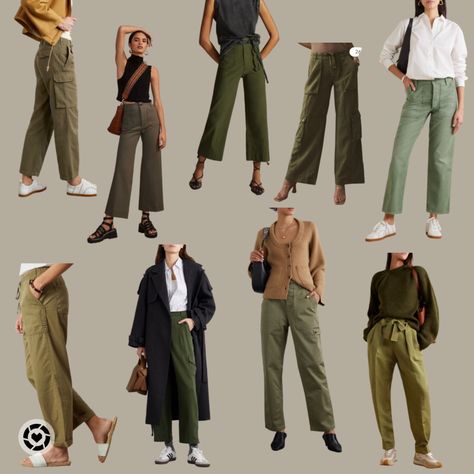 Green Olive Cargo Pants Outfit, Dark Olive Green Pants Outfit, Olive Cargo Pants Outfit Winter, Olive Green Corduroy Pants Outfit, Styling Olive Green Pants, Dark Green Pants Outfit, Green Linen Pants Outfit, Olive Green Cargo Pants Outfit, Olive Cargo Pants Outfit