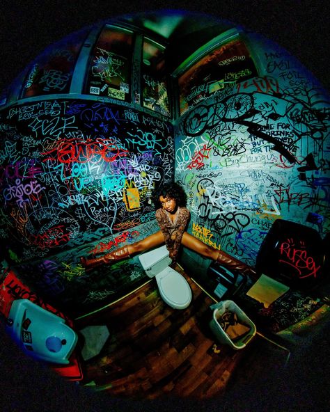 grinders pizza bathroom is top tier 🍕 • photographer- @quinlyntoshphoto model- @abbyjeanlouis Fish Eye Lens Photoshoot, Editorial Editing, Fisheye Photography, Skate Aesthetic, Y2k Photos, Concept Photography, Fun Photoshoot, Plan A Trip, Production Design