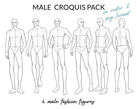 Male Fashion Croquis, Male Croquis, Female Croquis, Figure Template, Fashion Illustration Template, Fashion Sketches Men, Fashion Croquis, Mens Body, Croquis Fashion