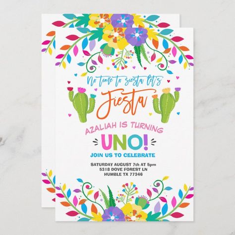 Fiesta Birthday Invitation Mexican Birthday Fiesta | Zazzle.com Fiesta Birthday Invitations, Birthday Fiesta, Mexican Birthday, Fiesta Birthday, 65th Birthday, Mexican Party, Fiesta Party, Top Gifts, Engagement Party