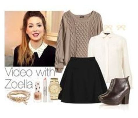 "Video with Zoella" by ella0401 ❤ liked on Polyvore Zoella Style, Zoella Outfits, Tumblr Style, Zoe Sugg, Plus Size Baddie Outfits, Fall Things, Daily Outfit Inspiration, Zoella, Outfits Polyvore