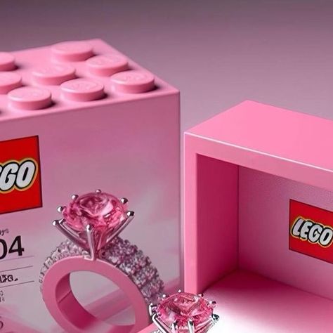 Womenswear on Instagram: "Lego rings 💍💞 Credit: @brickedbouquet #lessisworefemales" Lego Ring, Lego Decor, Lego Flowers, Lego Decorations, Lego Toys, Enhypen Jake, February 10, Ring Collections, Lego