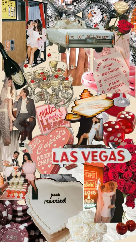 Vegas Marriage Aesthetic, Vegas Theme Wedding Decor, Retro Vegas Wedding Aesthetic, Retro Vegas Wedding, Josie Wedding, Vegas Theme Wedding, Vintage Vegas Wedding, Vegas New Years, Retro Vegas