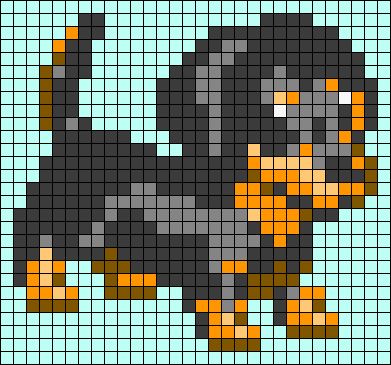 Alpha pattern #58025 | BraceletBook Sausage Dog Pixel Art, Puppy Perler Beads, Dachshund Alpha Pattern, Dachshund Pixel Art, Puppy Pixel Art, Pixel Art Dog, Pixel Building, Arte Dachshund, Dachshund Cute