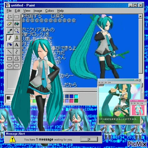 Arte Gif, Vocaloid Characters, Old Anime, Color Help, Anime Figures, Hatsune Miku, Cute Icons, Vocaloid, Sailor Moon