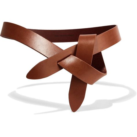 Étoile Isabel Marant Leather waist belt ($105) ❤ liked on Polyvore featuring accessories, belts, genuine leather belts, tan leather belt, adjustable leather belt, leather belts and tan belt Belt Knots, Leather Waist Belt, Belt Design, Fashion Belts, Leather Projects, Leather Diy, Leather Belts, Leather Jewelry, Leather Accessories