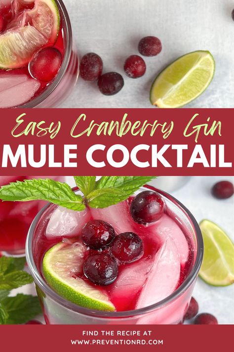 Sip on a vibrant Cranberry Gin Moscow Mule, where earthy gin meets tangy cranberry and zesty lime. Topped off with spicy ginger beer, it's the perfect cocktail to brighten your holidays. Cheers to festive flavors! Gin Moscow Mule, Gin Mule Recipe, Ginger Ale Cocktail, Berry Water, Classic Gin Cocktails, Mint Cocktails, Wine Spritzer, Mule Cocktail, Mule Recipe