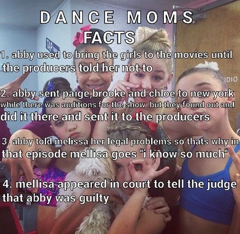 Dance Mom Facts, Dm Facts, Dance Moms Secrets, Dance Moms Clips, Dance Moms Chloe, Dance Moms Memes, Dance Moms Facts, Dance Moms Moments, Dance Moms Cast