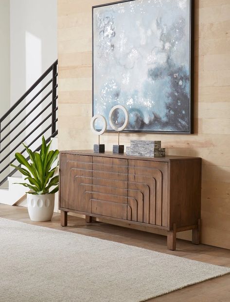 Home Trends & Design Dellio 59.5'' Sideboard | Perigold Mango Wood Furniture, Mango Wood Sideboard, Wood Dining Bench, Add Storage, Wood Projects That Sell, Solid Wood Sideboard, Oak Park, Wood Sideboard, Wood Working For Beginners