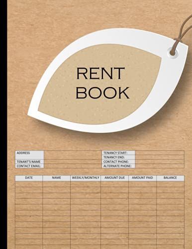 Rent Ledger Template, Rent Receipt, Mental Health Awareness Week, Landlord Tenant, Perfect Binding, Reading Apps, Log Book, Amazon Book Store, Latest Books